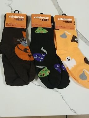 Kids' Halloween Hersheys Socks Size 10-4